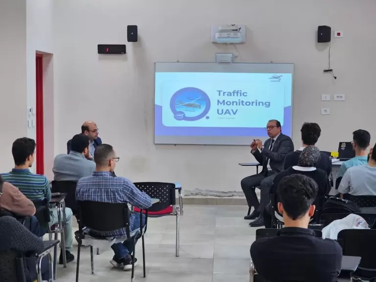 طلاب هندسة الطيران بجامعة المنصورة الجديدة يعلنونها: 'بسواعد وعقول أبنائنا.. نُحلّق في السماء لخدمة مجتمعنا'