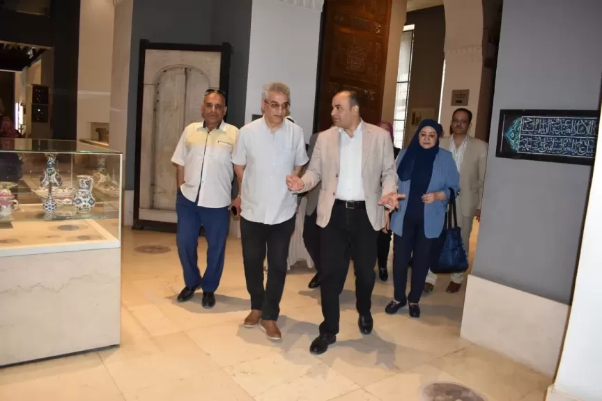 الأمين العام للمجلس الأعلى للآثار يتفقد المنطقة الأثرية بمجمع الأديان بمصر القديمة ومتحف الفن الإسلامي بباب الخلق