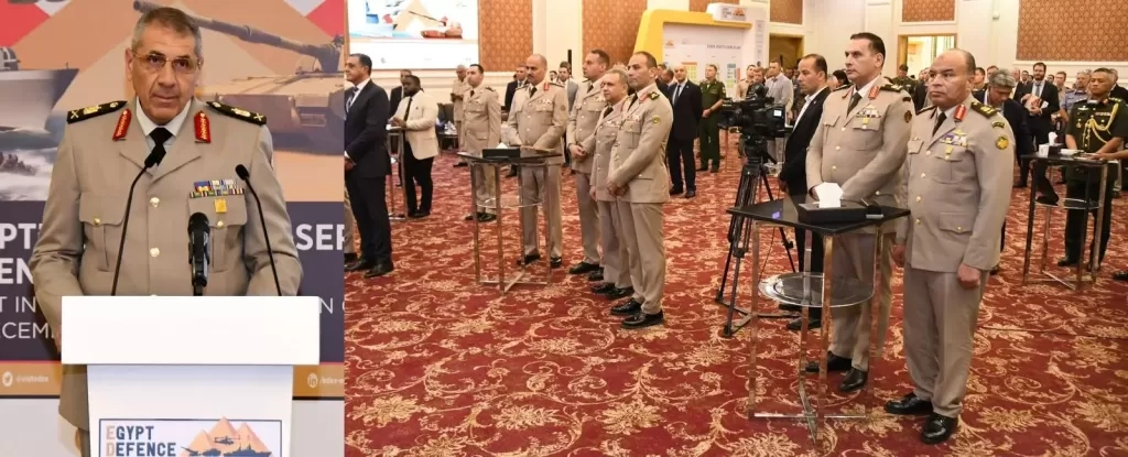 القوات المسلحة تنظم حفل للملحقين العسكريين للتعريف بتنظيم مصر لمعرض إيديكس