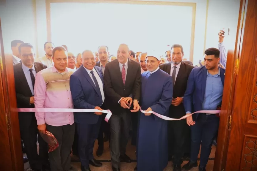 بالجهود الذاتية....رئيس جامعة الأزهر ومحافظ الغربية يفتتحان مسجد «رياض الجنة 2»