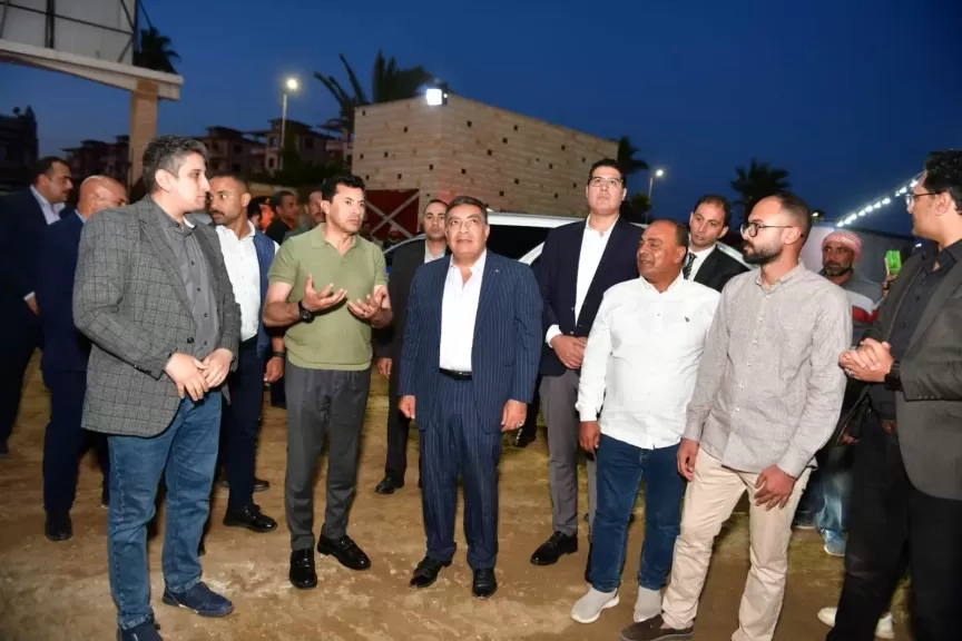 محافظ الدقهلية ووزير الشباب والرياضة يفتتحان المرحلة الأولي لنادي المنصورة الجديد بمدينة جمصه
