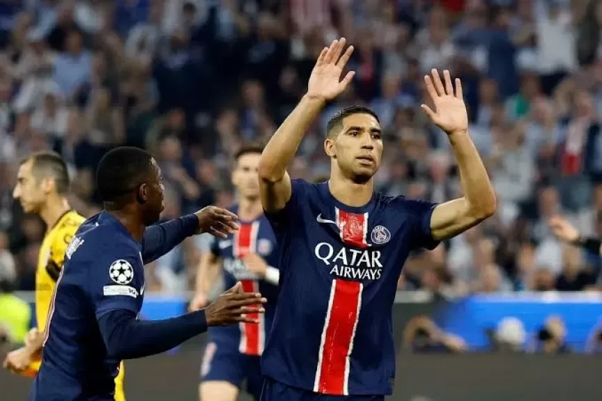 باريس سان جيرمان ينهي الشوط الأول من نهائي الأبطال متقدما 2-0 ضد إنتر