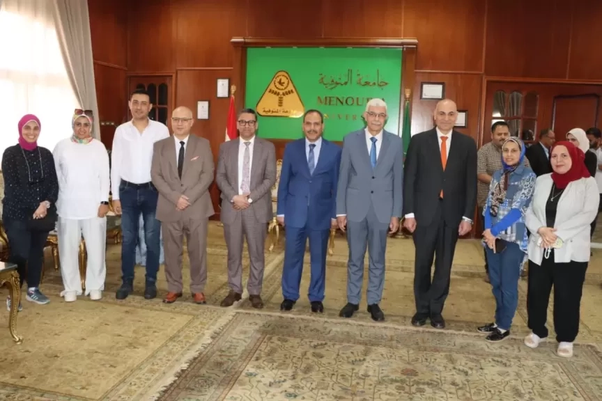 'القاصد'يهنئ منسوبى جامعة المنوفية بعيد الاضحي المبارك