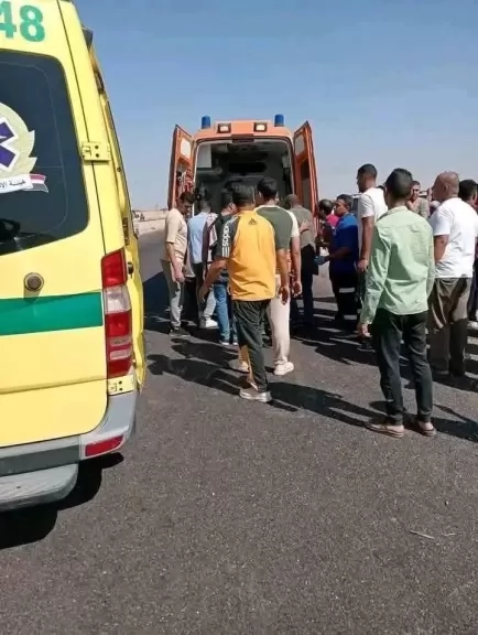 إصابة 11 عاملة في حادث بطريق كفر داود