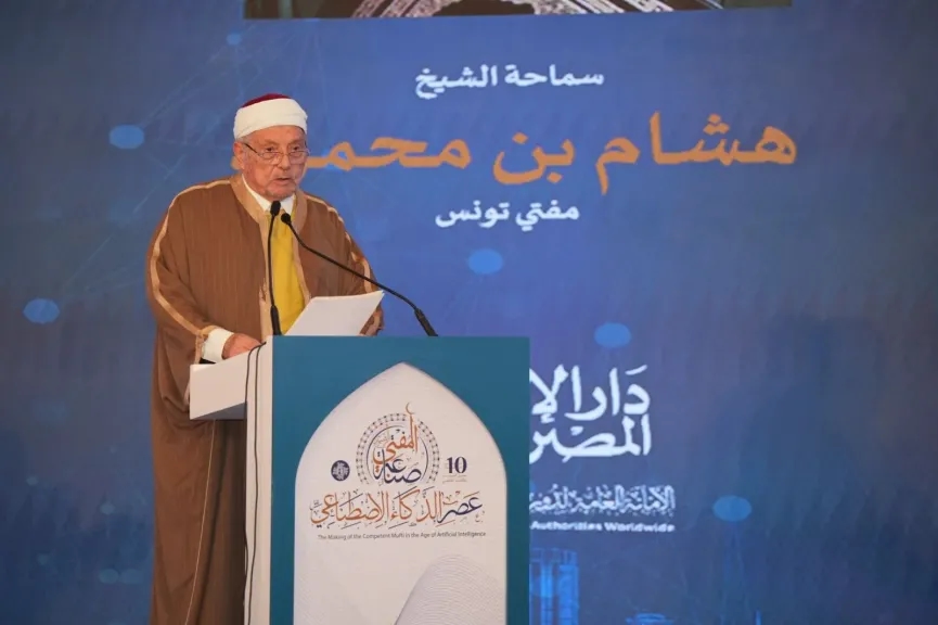 مفتي تونس: مصر تقوم بدَور كبير في القضية الفلسطينية.. وستبقى رايتها شامخة عالية