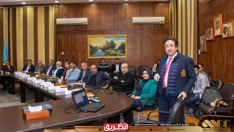 نائب رئيس جامعة طنطا يترأس مجلس شئون خدمة المجتمع