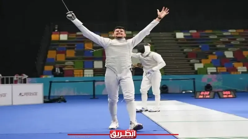 وزير الرياضة يهنئ عبدالرحمن طلبة لتتويجه بلقب بطولة العالم لسلاح الشيش ناشئين بالصين