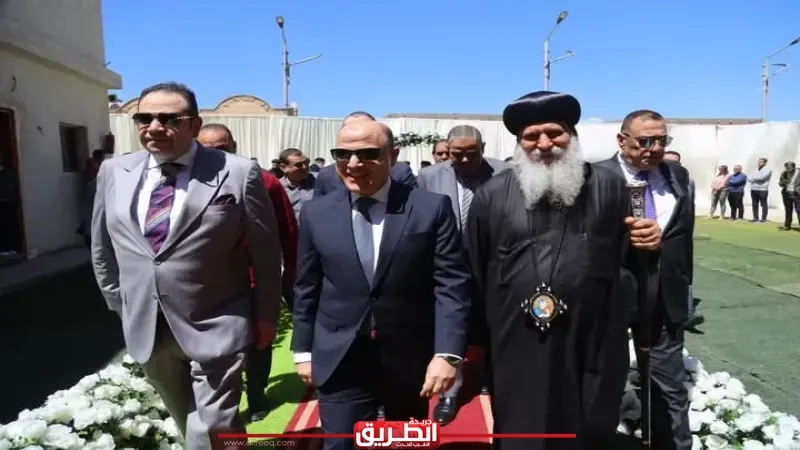 محافظ كفرالشيخ يشهد الاحتفالات بعيد القيامة المجيد بكنيسة مارمينا والبابا كيرلس