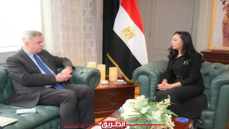وزيرة التضامن تلتقي السفير الألماني بالقاهرة