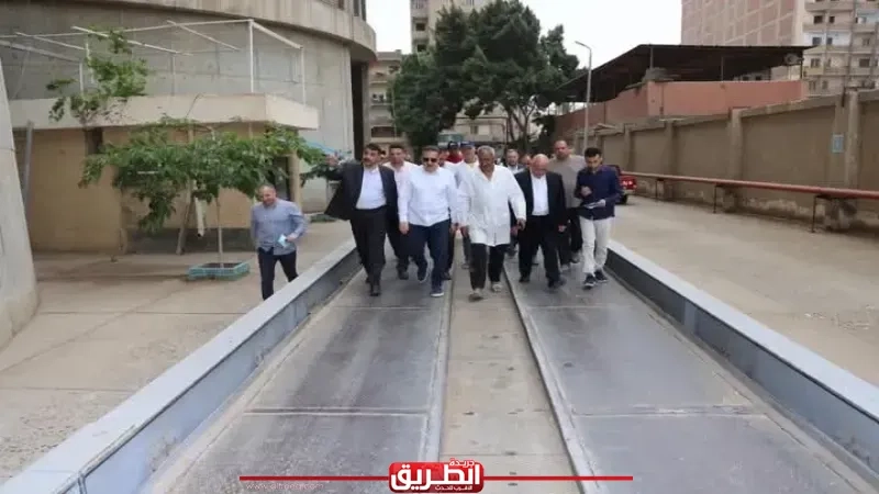 محافظ المنوفية يتفقد مجمع صوامع شبين الكوم
