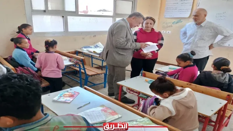 وكيل تعليم البحيرة يواصل زياراته الميدانية لمتابعة انتظام سير العملية التعليمية