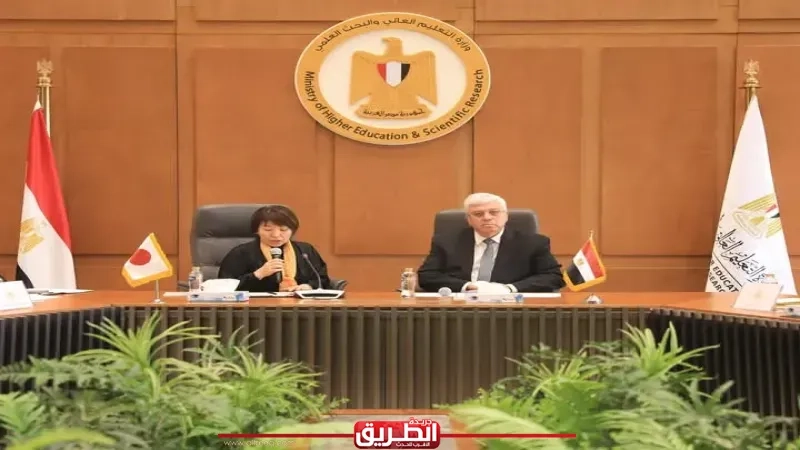 وزير التعليم العالي يبحث سبل التعاون مع وزيرة التعليم والثقافة اليابانية