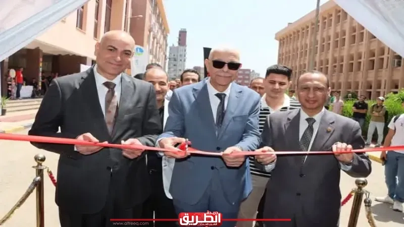 رئيس جامعة المنوفية يفتتح المعرض السنوي الرابع عشر لكلية الهندسة الإلكترونية بمنوف