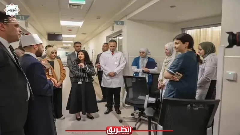 خلال زيارته لمستشفى أهل مصر .. وزير الأوقاف يشيد بتميز المستشفى وفريقه الطبي
