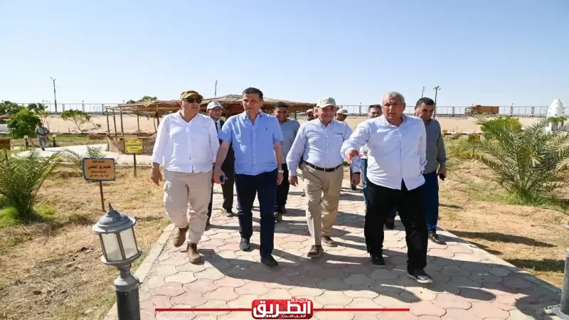 وزيرا الري والزراعة يتفقدان المعمل المركزي للمياه الجوفية ومركز التنمية المستدامة لموارد الوادي الجديد
