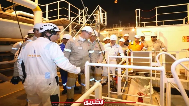 وزير البترول يجري جولة تفقدية برصيف 'تحيا مصر' بميناء الإسكندرية لمتابعة موقف تقدم أعمال تجهيز سفينة التغييز 'Energos Power'