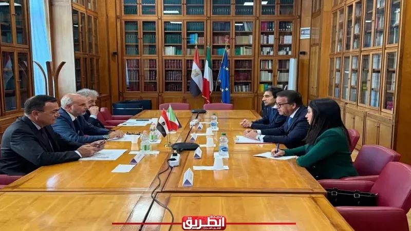 نائب رئيس مجلس الوزراء ووزير الصحة يلتقي وزير الصحة الإيطالي لمناقشة تعزيز التعاون الثنائي في عدد من المجالات الصحية ذات الاهتمام المشترك ‎