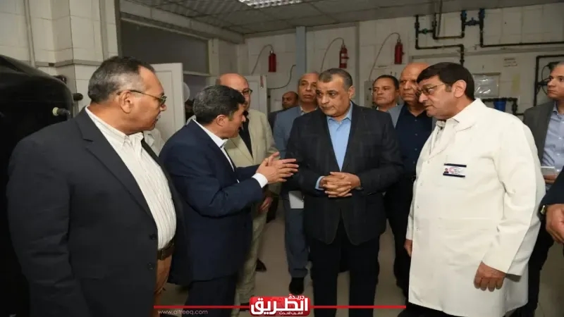 وزير الدولة للإنتاج الحربي يتفقد المركز الطبي التخصصي التابع للوزارة