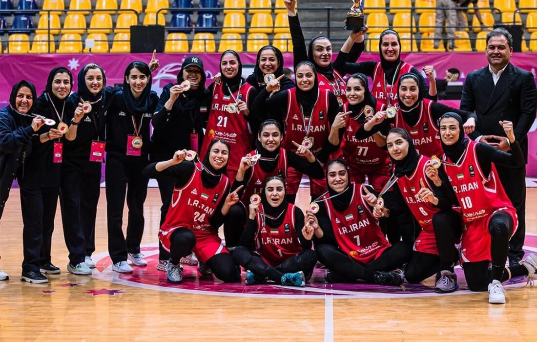 اتحاد غرب آسيا لكرة السلة يهنئ الاتحاد الإيراني