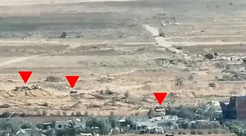 تدمير دبابة وآليات إسرائيلية ومقتل 4 جنود في غزة