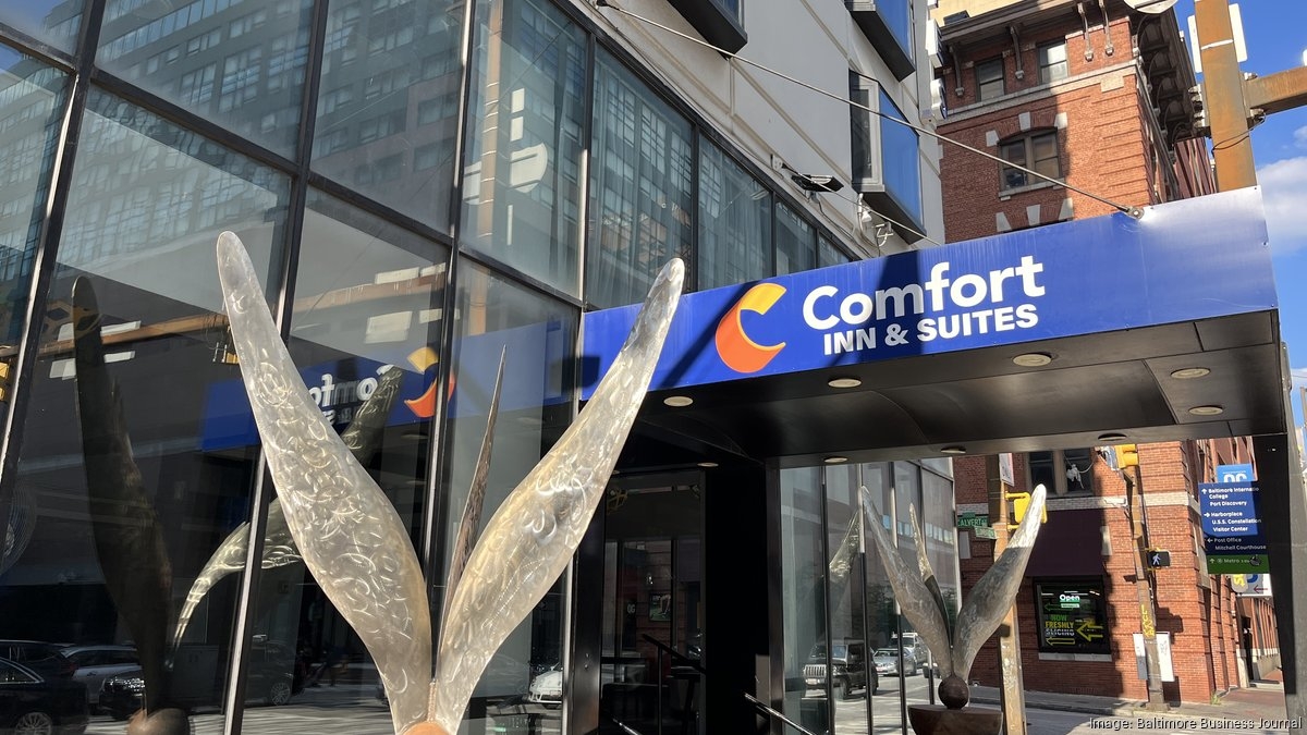 Downtown Baltimore Comfort Inn fails to sell at auction