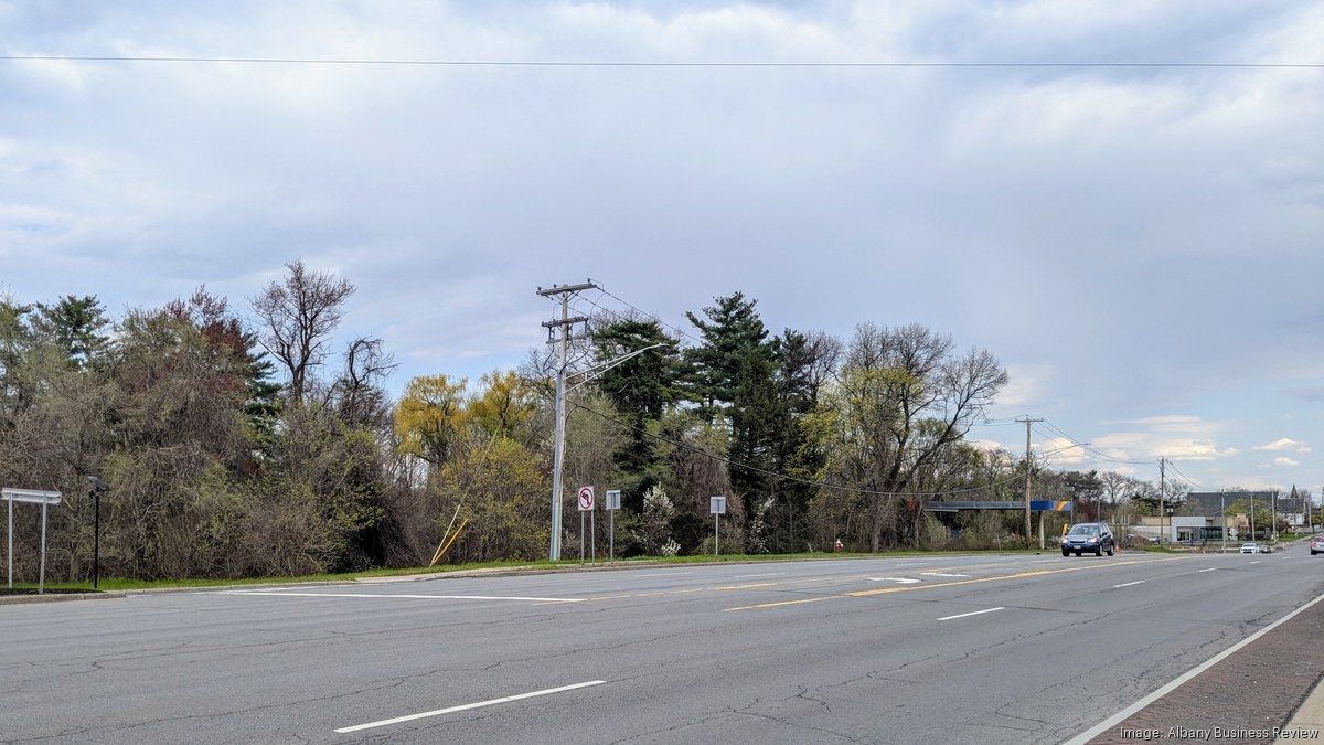 Land near Crossgates on Western Avenue marked for pad sites