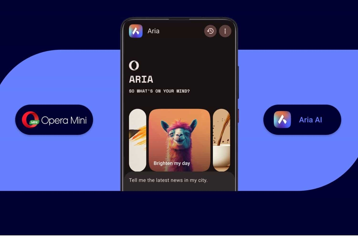 Opera adds Aria AI assistant to Opera Mini on Android