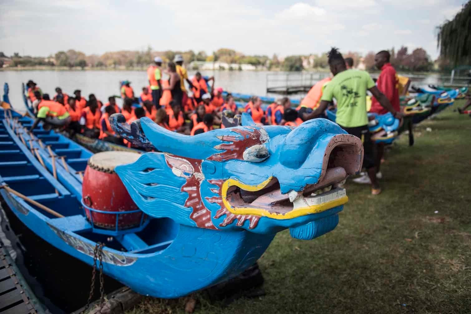 PICTURES: Dragon boat racing excitement at Florida Lake