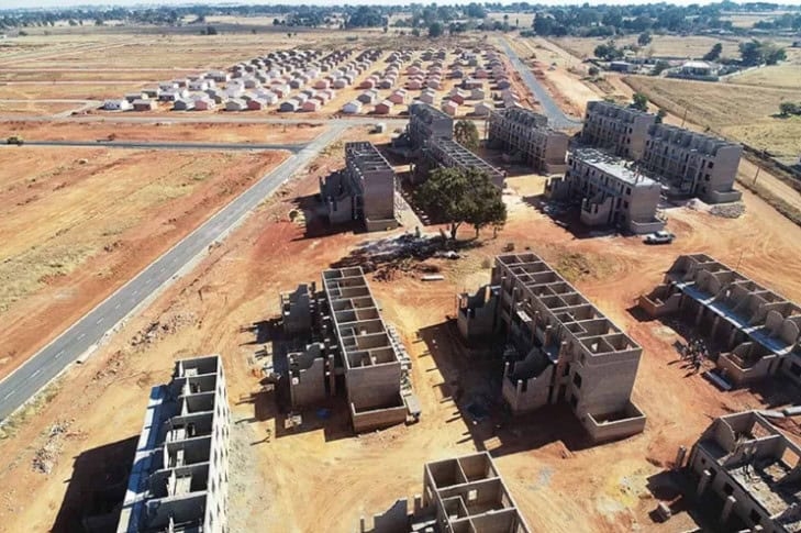Man killed in structural collapse at abandoned R11 billion housing project