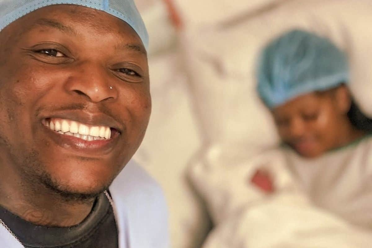 Oscar Mbo and partner welcome their first baby