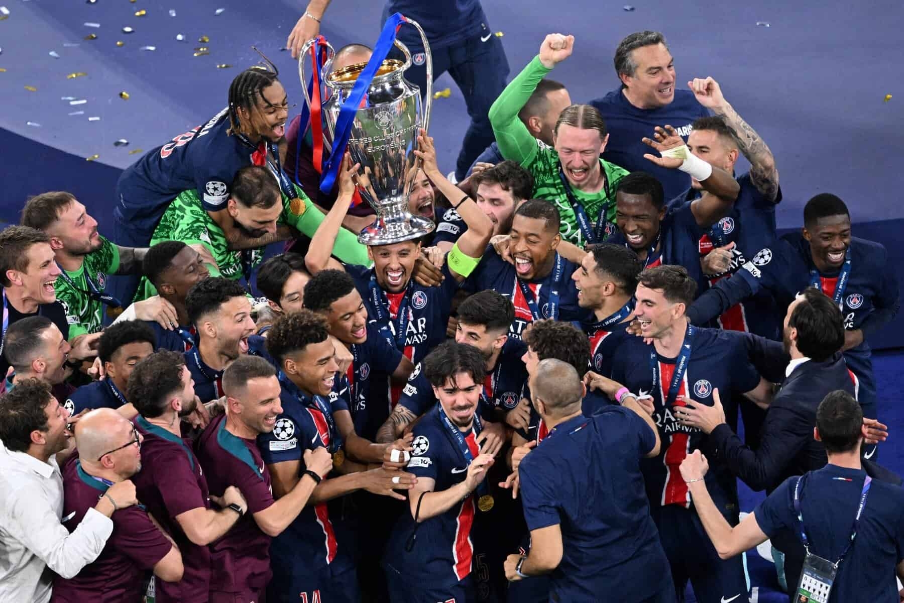 Brilliant PSG demolish Inter Milan to win first Champions League title
