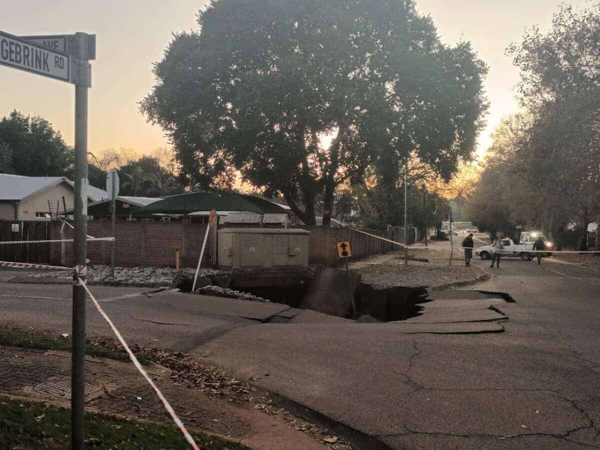 Millions needed to fix Tshwane sinkholes