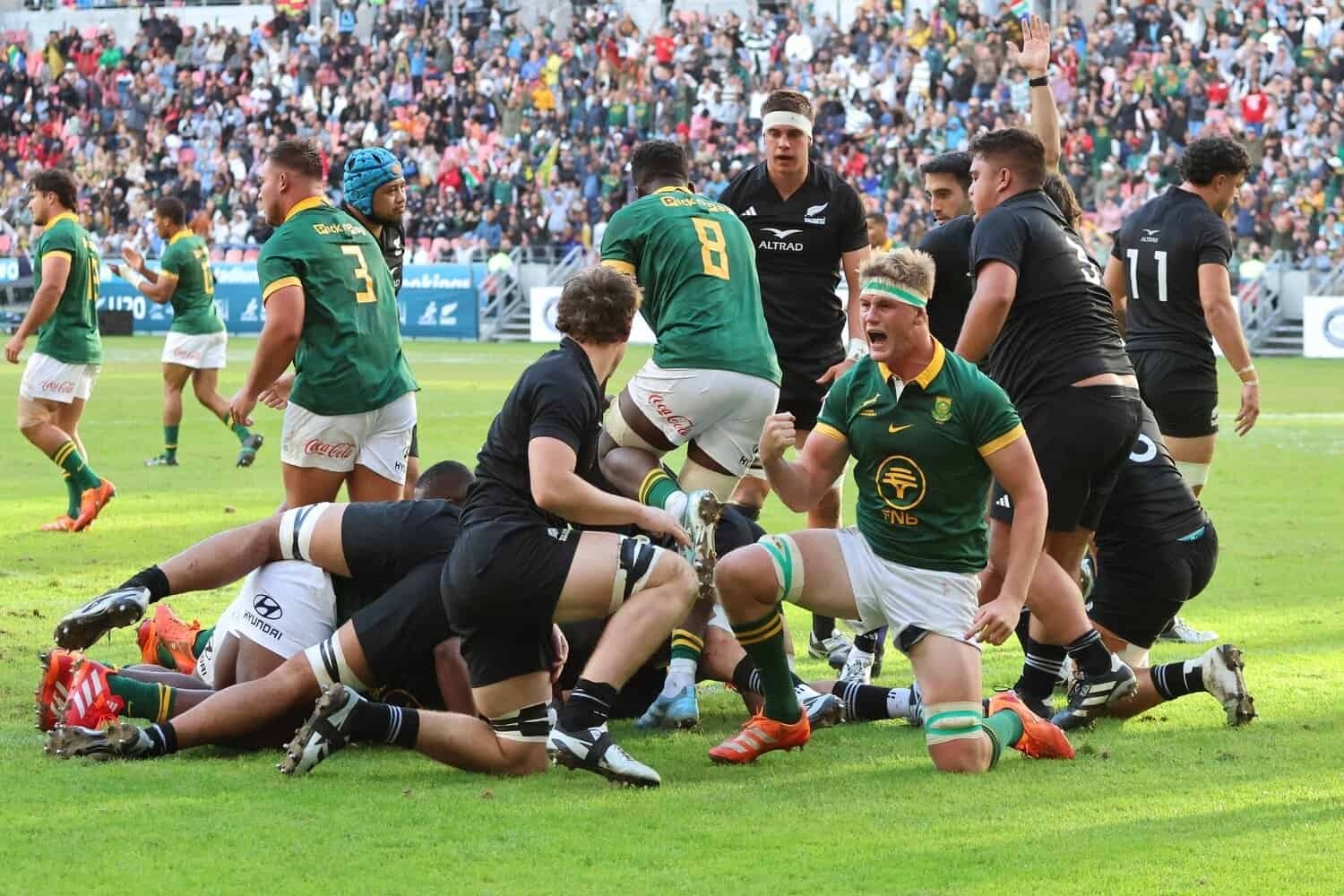 New Zealand edge Junior Boks in thrilling U20 Rugby Championship game