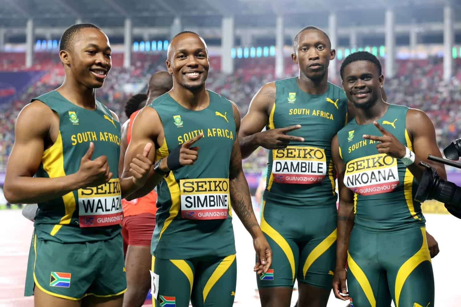 SA team earn three medals on record-breaking day at World Relays