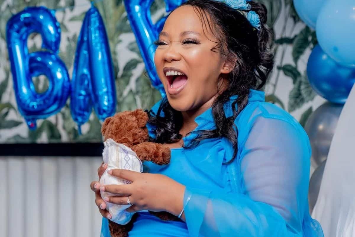 Khanyisa Jaceni welcomes her first bundle of joy