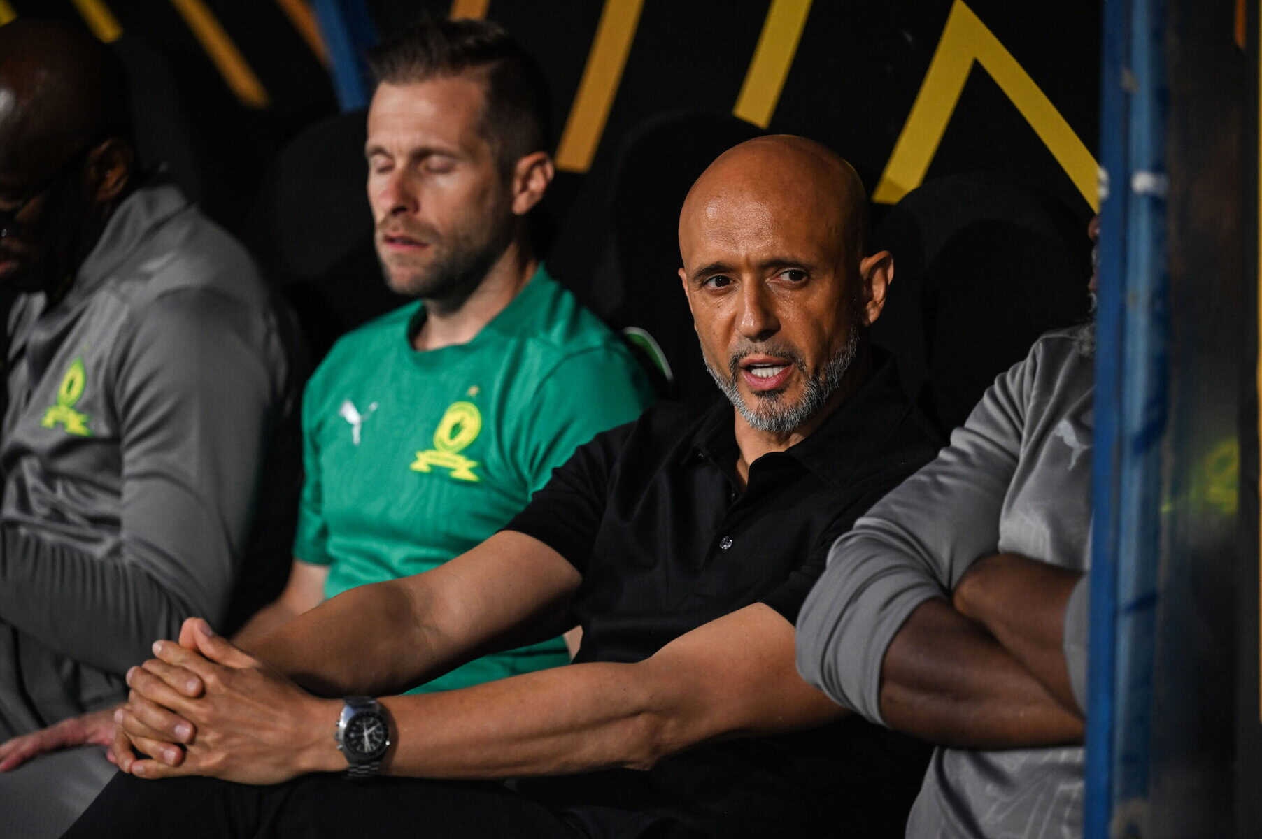 Sundowns' Cardoso reacts to defeat and Zwane non-selection
