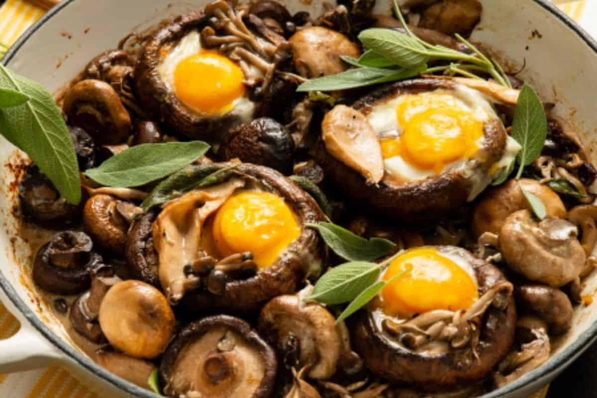 Recipe of the day: Egg baked mushroom medley traybake
