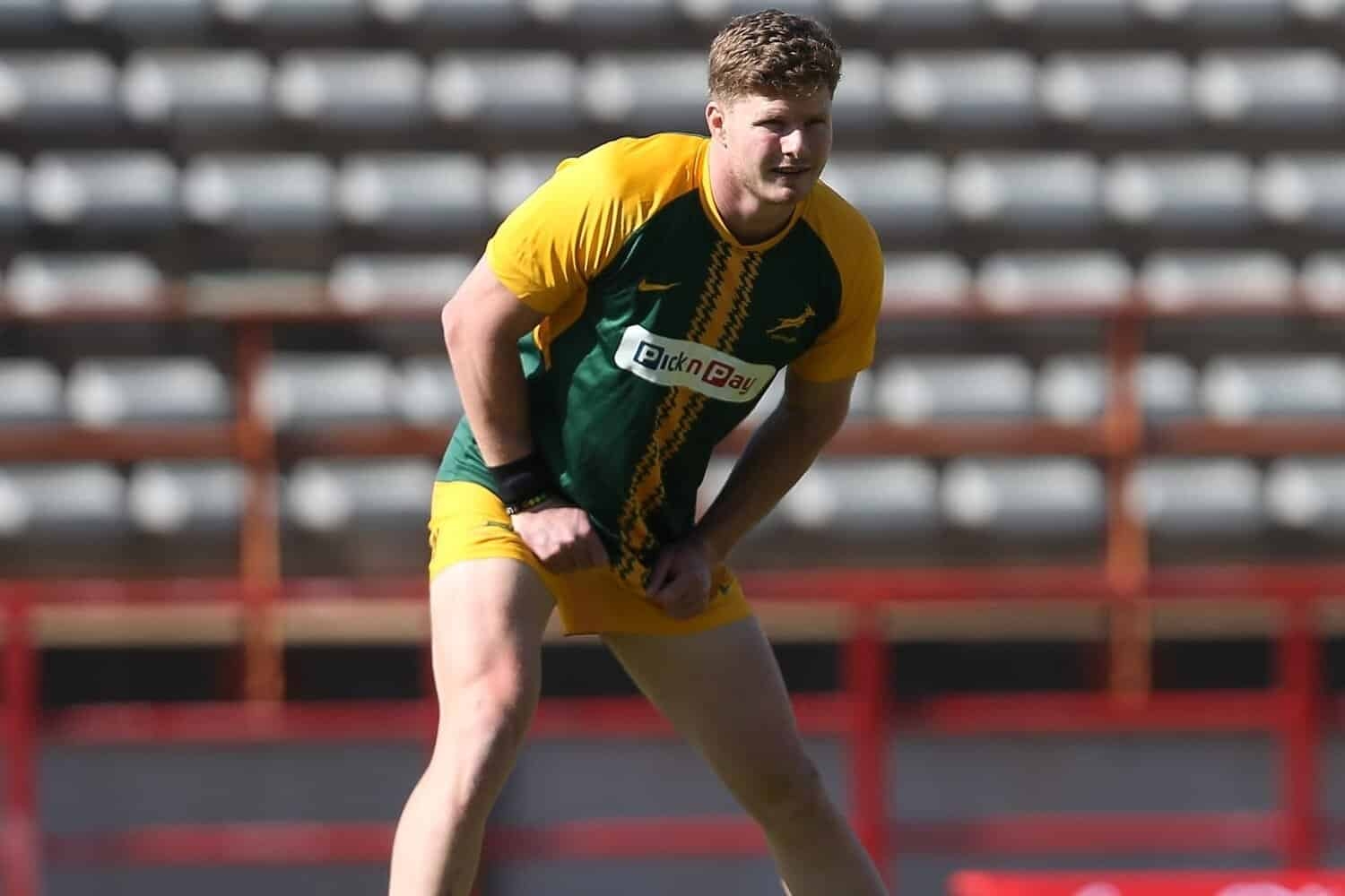 Ethan Hooker set for midfield role with Springboks, confirms Rassie