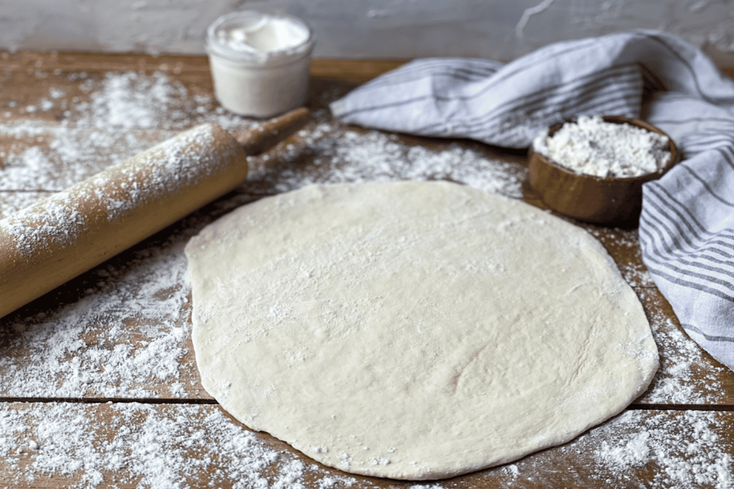 Recipe of the day:Two ingredient pizza dough