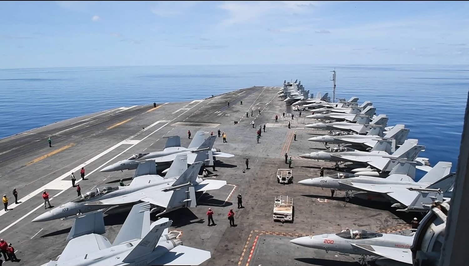US warship reported heading toward Mideast as Iran, Israel fight