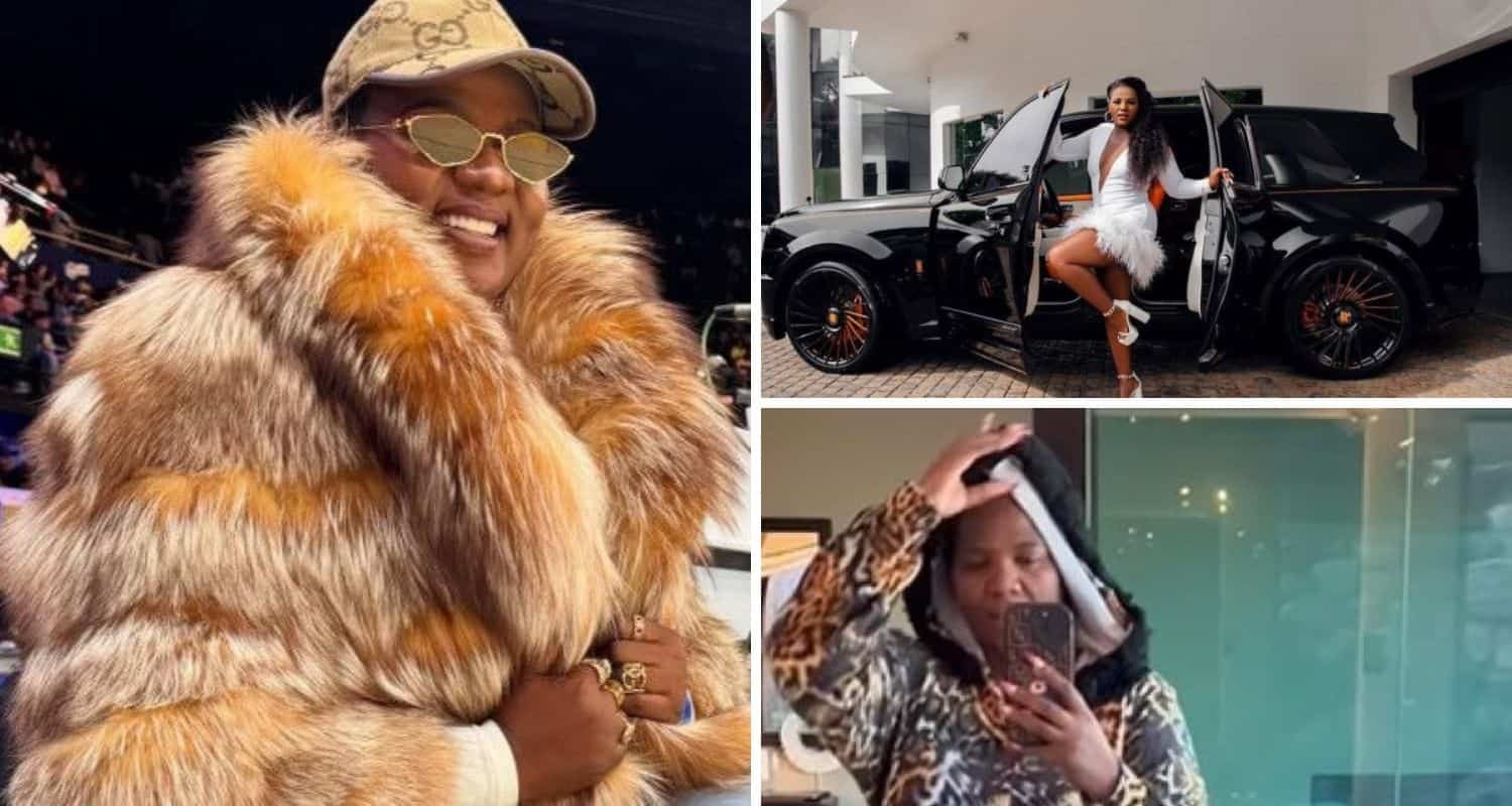 ‘Keep shining': MaMkhize flaunts mink coat, ‘girls treat' and Versace spa day [VIDEOS]
