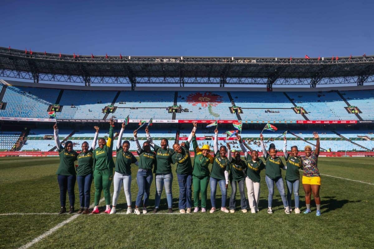Despite a heavy loss, Bok women made the day special for 11 young girls who love the game