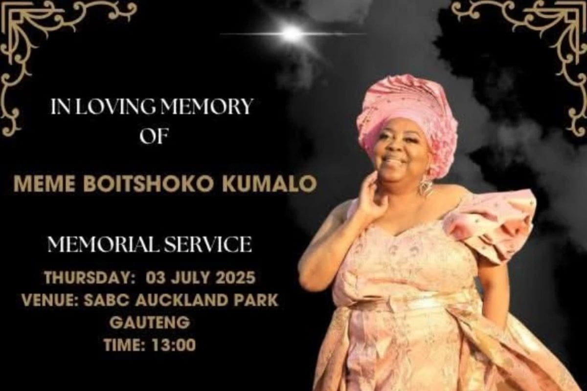 WATCH: Inside the memorial service of actress Meme Ditshego