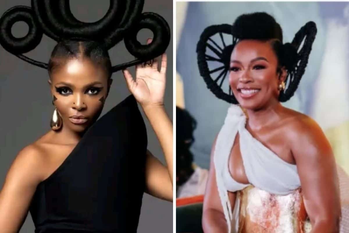 Simphiwe Dana accuses Nomzamo Mbatha of copying her hairstyle