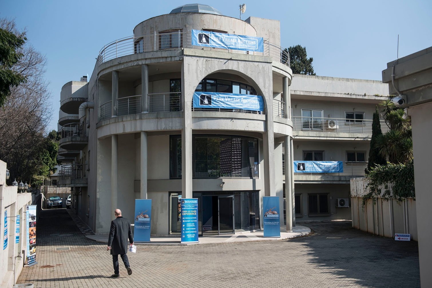Video: A tour inside the Gupta compound
