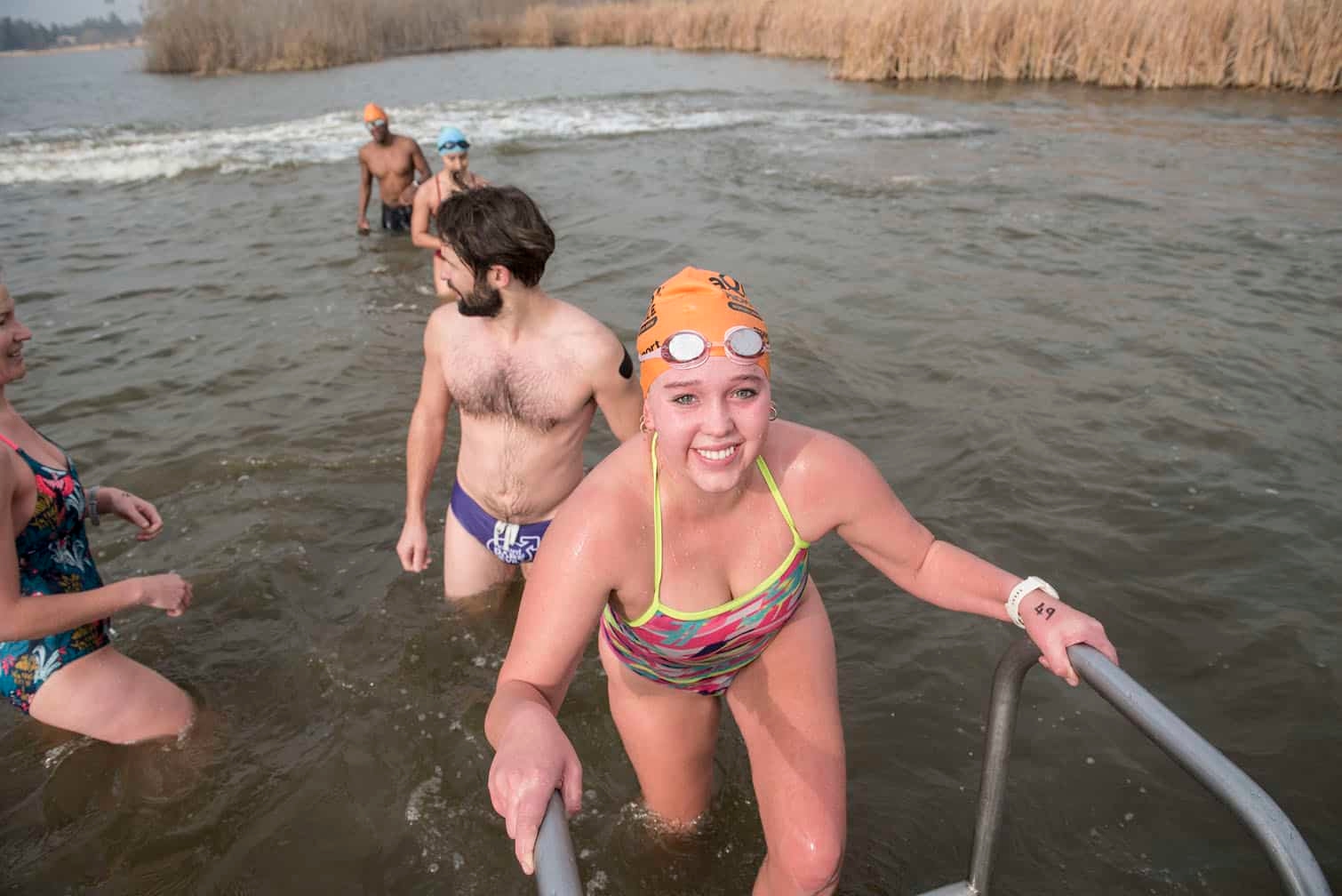PICTURES: Swimmers brave winter cold for polar dip at Ebotse