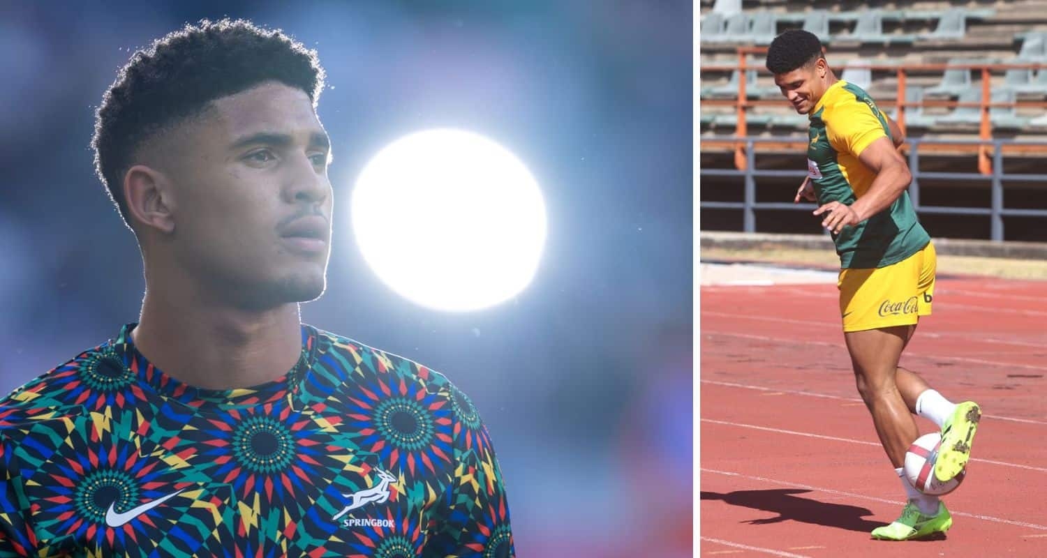 ‘Natural baller': Springbok star Sacha Feinberg-Mngomezulu the soccer whizz! (VIDEOS)