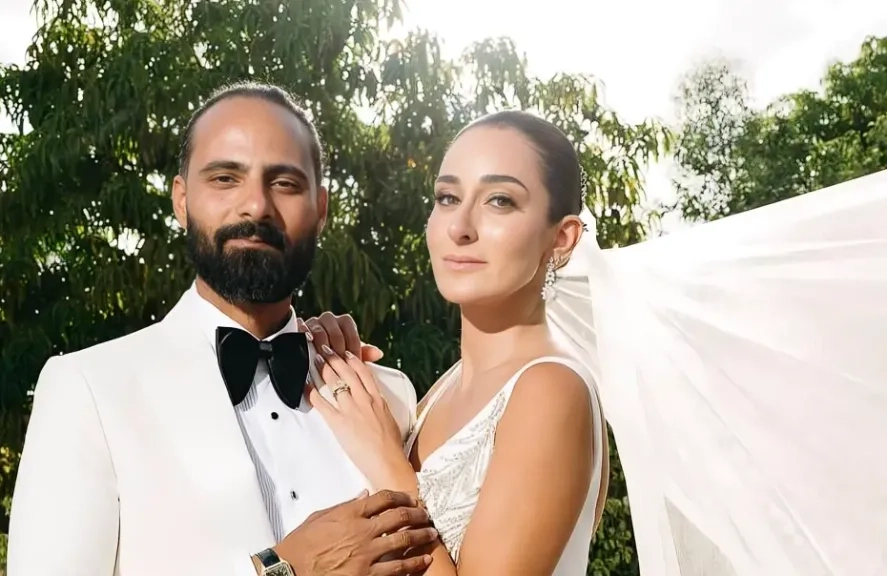 أول تعليق من أمينة خليل بعد حفل زفافها على أحمد زعتر