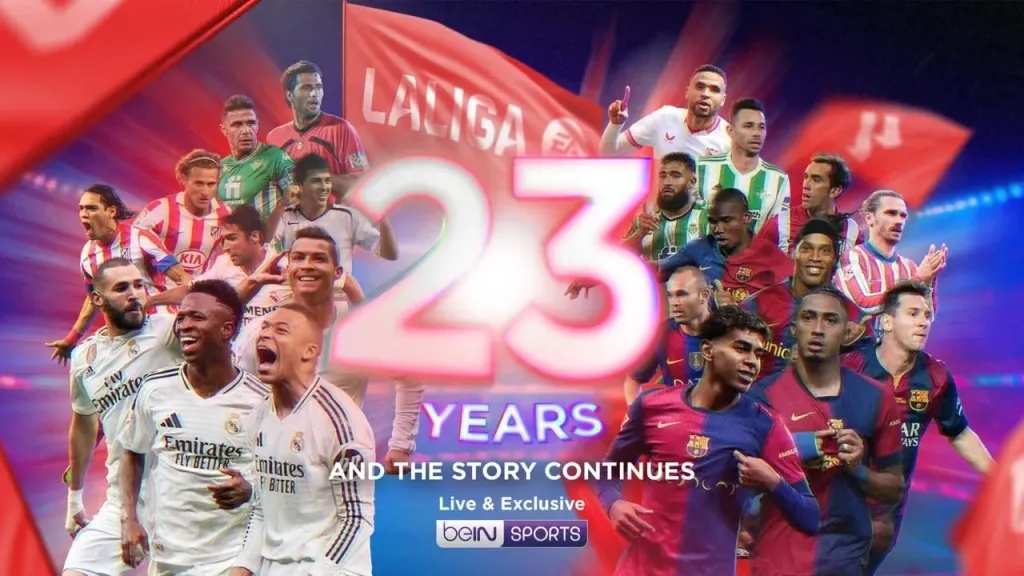 beIN SPORTS تبثّ جميع مباريات الدوري الإسباني لكرة القدم حصرياً بالشرق الأوسط وشمال أفريقيا