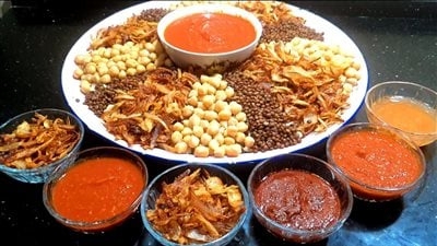 طريقة عمل كشري الحلة الواحدة
